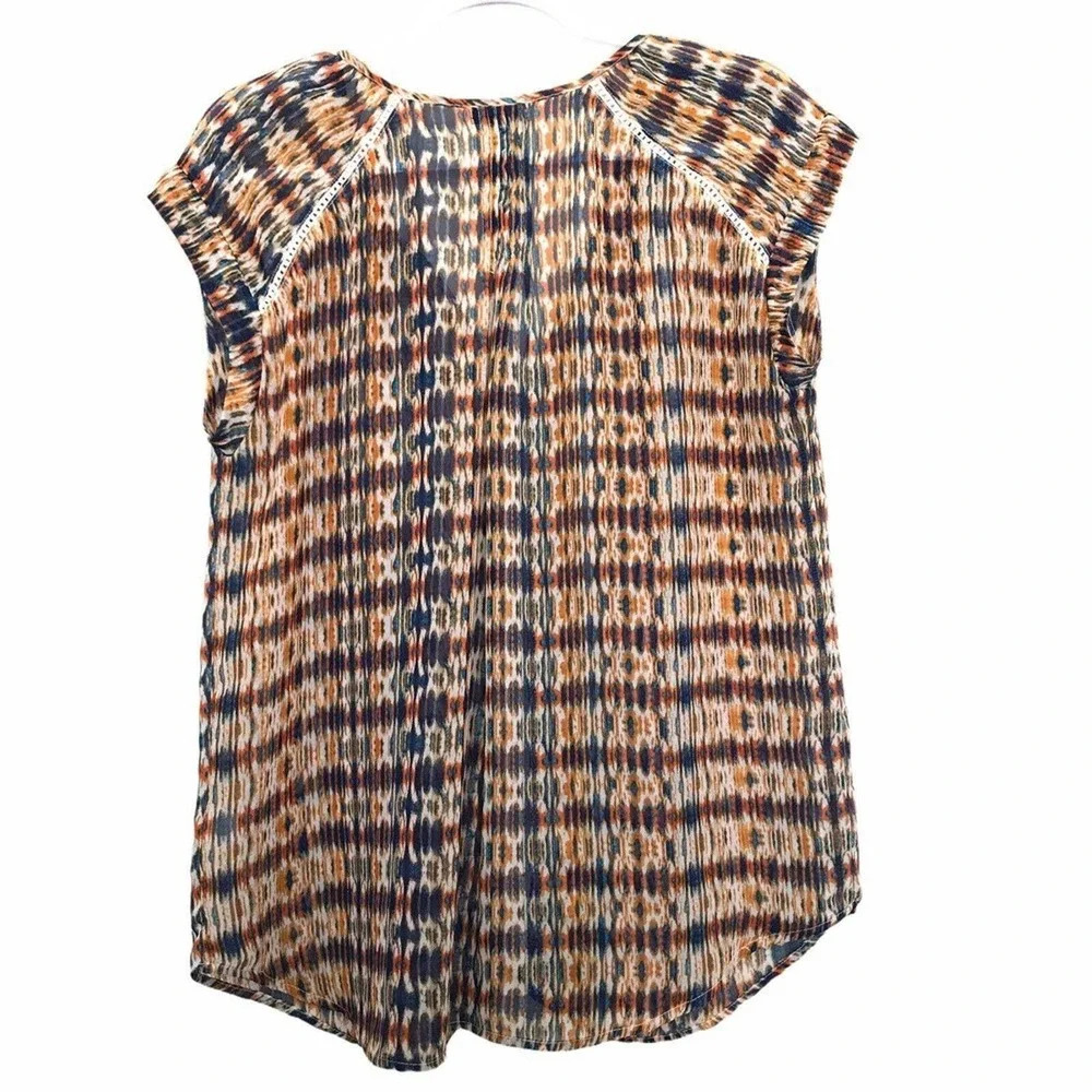 Hannah Semi Sheer Tassel‎ Top Size Medium - Picture 2 of 5